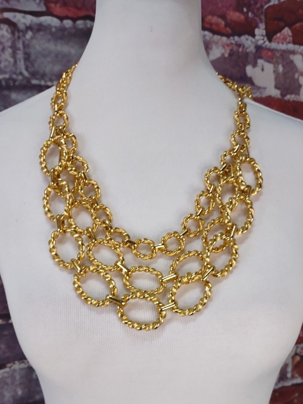 Multi-Strand Draped Rope Chain Link Belt - Picture 5 of 7
